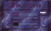 Magenta Nebula - Periwinkle Magenta Nebula - Periwinkle